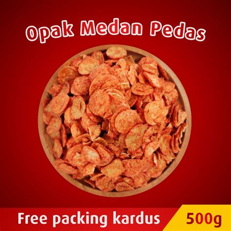 Jual Opak Medan Pedas Kiloan Gr Aneka Cemilan Snack Chiki Kiloan