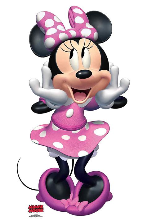 Minnie Mouse Pink Dress Official Disney Cardboard Cutout / Standee ...