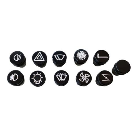 Botão Billet Black Painel Hot Rods Pick Ups Performance V