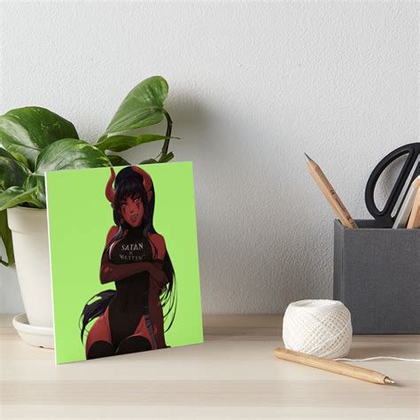 Meru The Succubus Kawaii Erotic Sexy Hentai Itchii Art Board Print