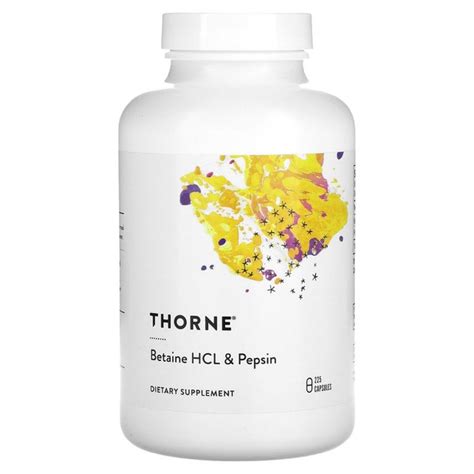 Thorne Hcl Betaine Hcl Pepsin