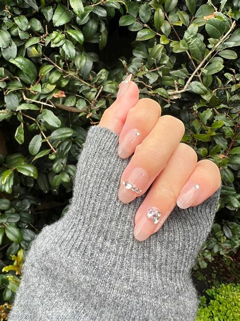 EOFY Reusable Nude Heart Premium Press On Nails Gel Fake Nails Cute Fun Colorful Colorful Gel