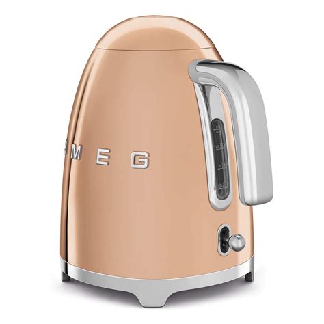 Smeg Klf03rgus 50s Retro Style Aesthetic Electric Kettle With Embossed