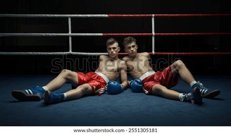 Moody Portrait Photo Two Skinny Blonde AI Generated Image