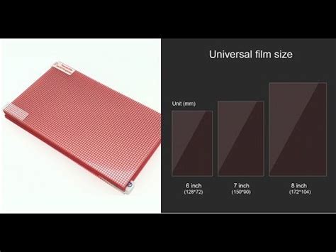 Универсальная пленка для Смартфона Планшета 8 дюймов - YouTube