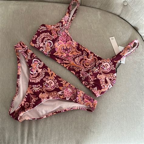 Nanette Lepore Swim Nanette Lepore Cassia Top Medium Coverage Cheeky Bottom Bikini Set