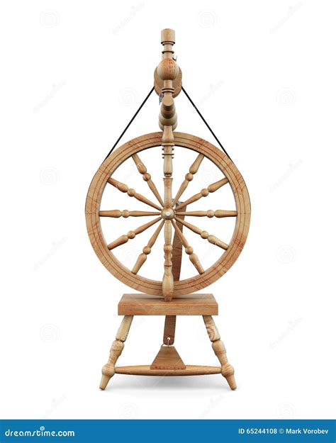 distaff wooden stock illustrations  distaff wooden stock