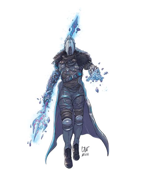 [ART] Winter's Wrath Has Arrived - Shadebinder Warlock : DestinyTheGame