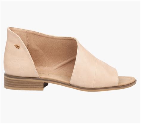 Miss Black Nude Micah Faux Leather Sandals Elora Boutique