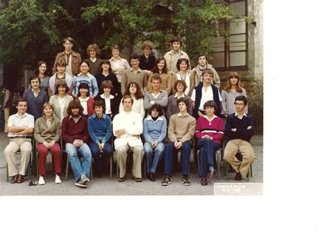 Photo de classe Term D1 de 1980 Lycée Gay Lussac Copains d avant