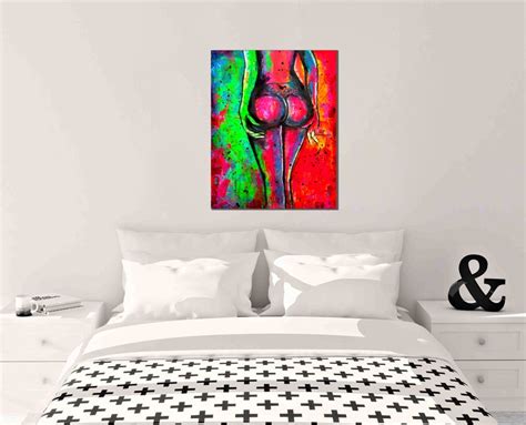 Original Nude Art Naked Body Painting Uv Erotic Art On Etsy