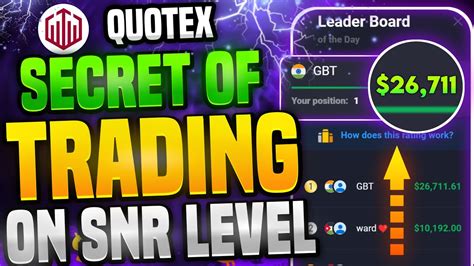 How To Trade On Snr Level In Quotex Secret Sureshot Revealed Youtube