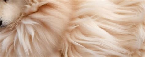 Premium AI Image | White fur on a dog