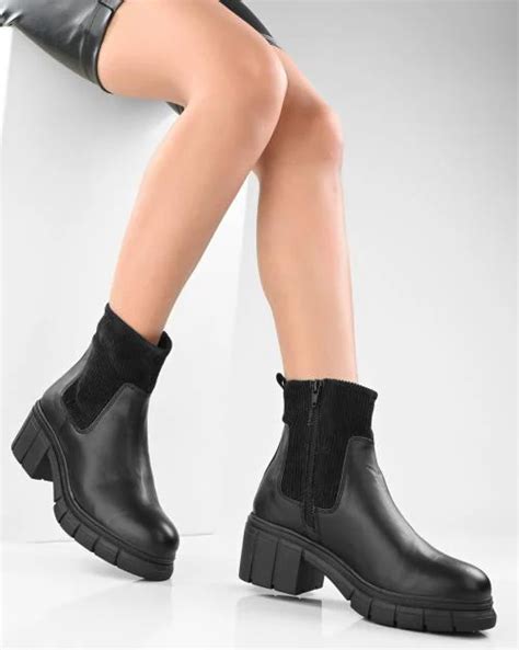 Buy Ankle-Length Boots with Zip Fastening Online at Best Prices in ...