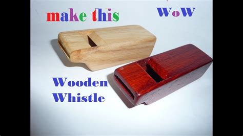 Make This Simple Wooden Whistle Youtube