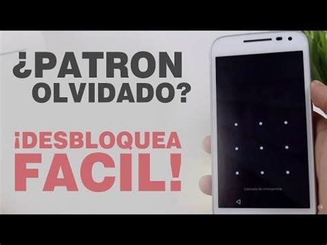 Como Desbloquear M Vil Android Con Patr N Bloqueado Youtube En