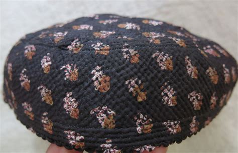 AZERBAIJAN quilted and printed ethnic hat – Skullcap | TurkishFolkArt