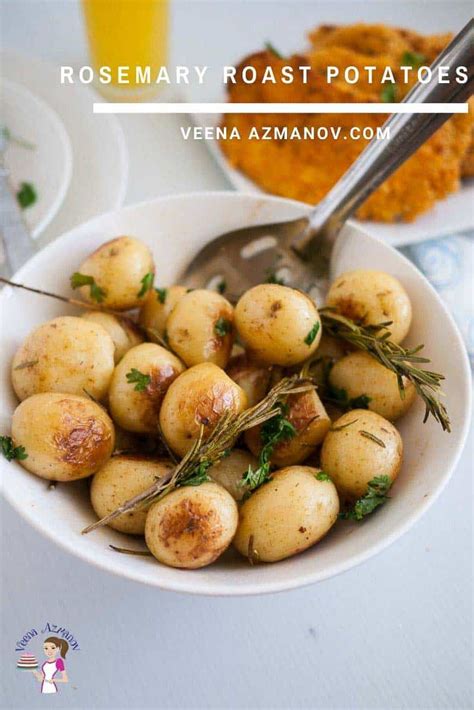 Perfect Lemon Rosemary Roast Potatoes Veena Azmanov Kitchen