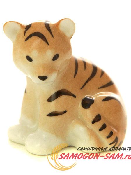 Купить Скульптура Тигренок Императорский фарфоровый завод с доставкой ...