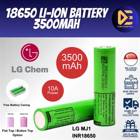 LG MJ1 GENUINE 18650 Battery 3500mAh 3.6v Li-ion Rechargeable Battery ...