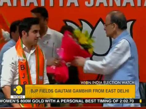 Gautam Gambhir To Contest In LS Polls 2019 From East Delhi Against