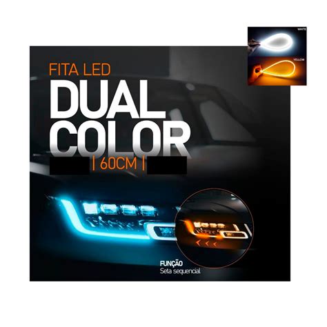 Fita Led Para Farol - led para carro fita farol Drl Com Seta Sequencial com apresentação Star ...
