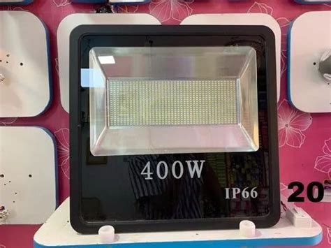 Aluminium Pure White 400W LED Floodlight For Outdoor IP Rating IP66