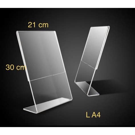 Jual Tempat Brosur Tent Card Akrilik Display Tent Holder L A Cm