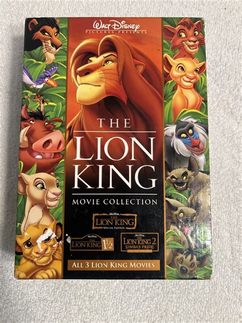 Disney S The Lion King Trilogy Box Set Movie Collection DVD 2004