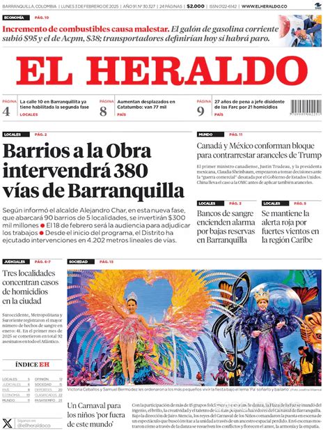 El Heraldo Fev Jornais E Revistas Sapo Pt Ltima Hora E