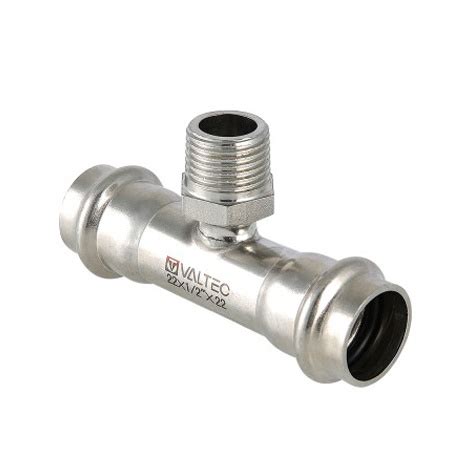 Пресс-тройник из нержавеющей стали Valtec НР 28 мм x 1", VTi.933.I ...