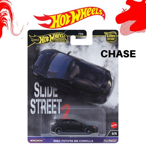 Jual Hot Wheels Premium Chase TH Slide Street 2 2023 Toyota GR Corolla Shopee Indonesia