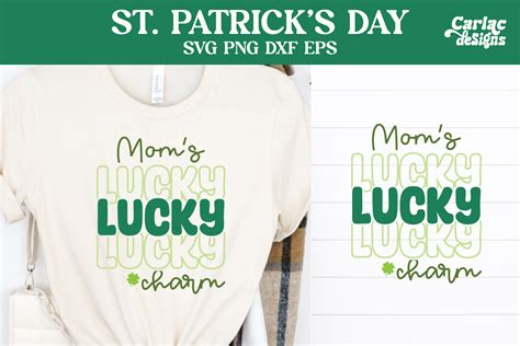 Moms Lucky Charm Svg Graphic By Carla C Designs · Creative Fabrica