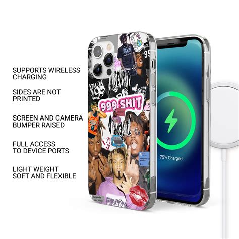 Juice Wrld Phone Case Emotional Dreams Cover for iPhone 17, 16, 15, 14