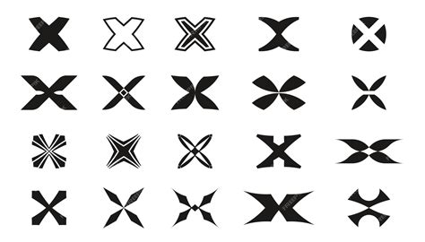 Premium Vector Collection Of Letter X Logos