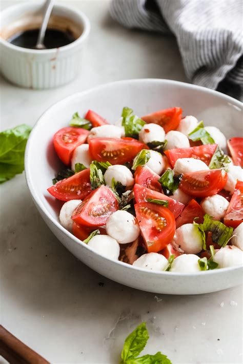 Marinated Mozzarella Tomato Salad Recipe Little Spice Jar