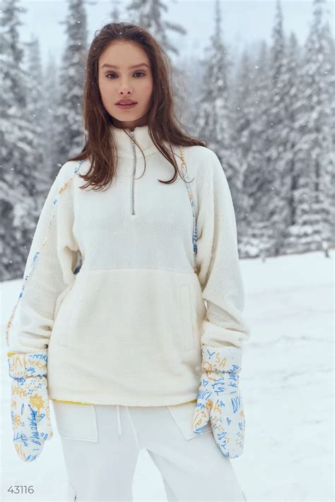 Анорак из экомеха тедди (арт. 43116) ♡ интернет-магазин Gepur