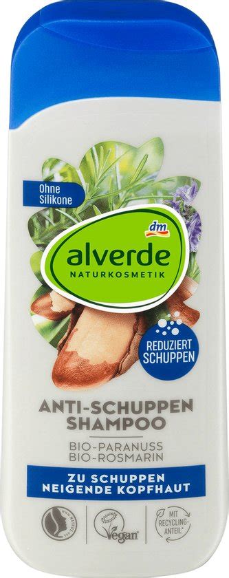 Alverde Naturkosmetik Shampoo Anti Roos Bio Paranoot Bio Rozemarijn