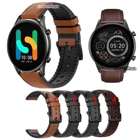 Silicone Leather Band Strap Sports For Haylou Rt Ls Smart Watch