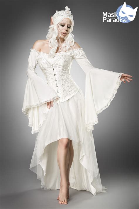 Elf Queen Kostümset Mittelalter Fantasy Kostüme Club Hot Fashion Odretto Highheels