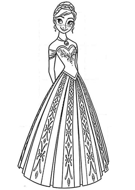 Anna Frozen Da Colorare E Stampare Disegni Da Colorare Frozen Para
