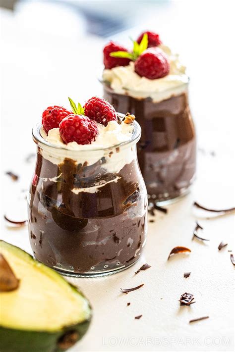 Chocolate Avocado Mousse 5 Minute Dessert Low Carb Spark