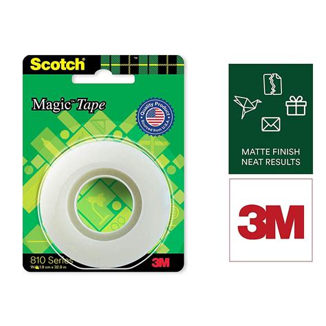 Scotch Magic Tape - The Original Matte-Finish Invisible Tape By 3m ...