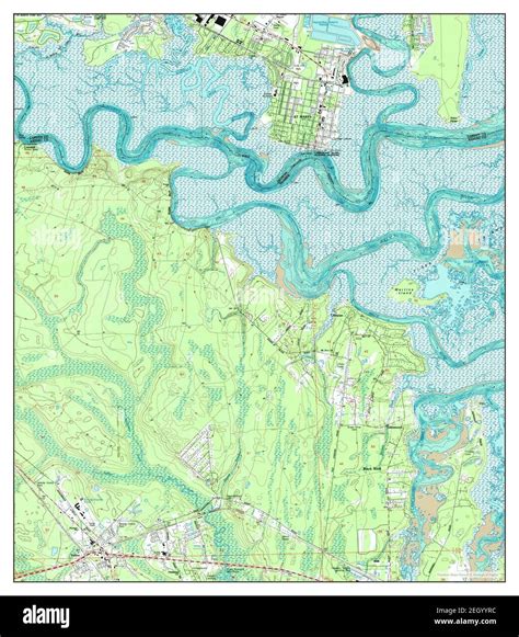 St Marys Georgia Map United States Of America By