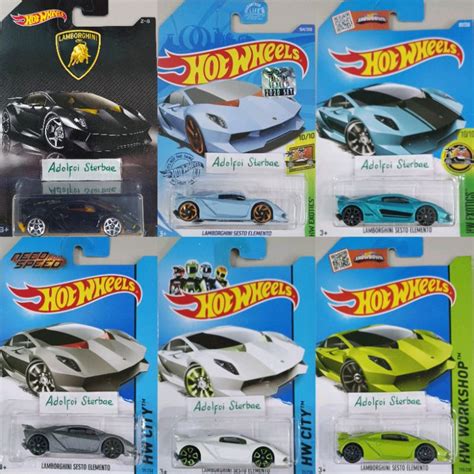 Jual Hotwheels Hot Wheels Lamborghini Sesto Elemento Factory Sealed Hw Exotics Hw City Hw