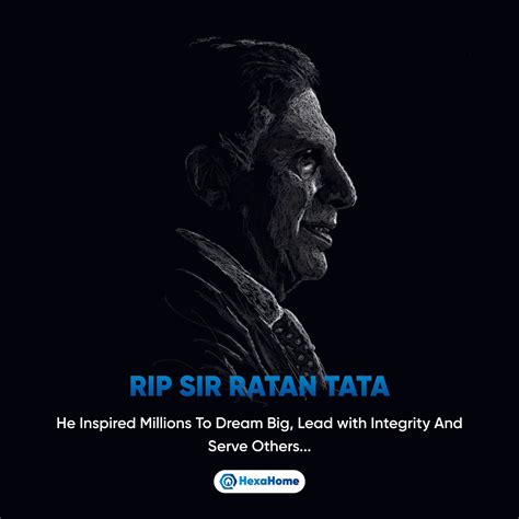 HexaHome - India bids farewell to an icon, Ratan Tata, who passed away