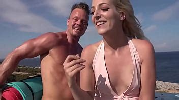 Innocent Blonde Try To Get Famous Sucking Two Fake Model Scouts Xnxx