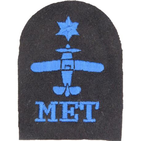 Wrns Fleet Air Arm Meteorologist Plane Met Star Naval Insignia