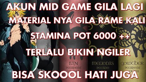 Riview Account Subscriber Part Akun Mid Game Dengan Stamina Pot