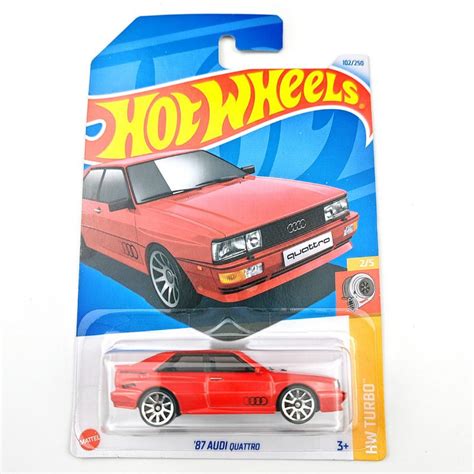 Машинка коллекционная Mattel Hot Wheels 2024 C4982 87 AUDI QUATTRO купить с доставкой по